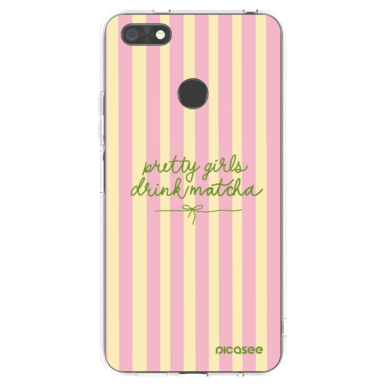 Picasee husă transparentă din silicon pentru Huawei P9 Lite Mini - Pretty matcha