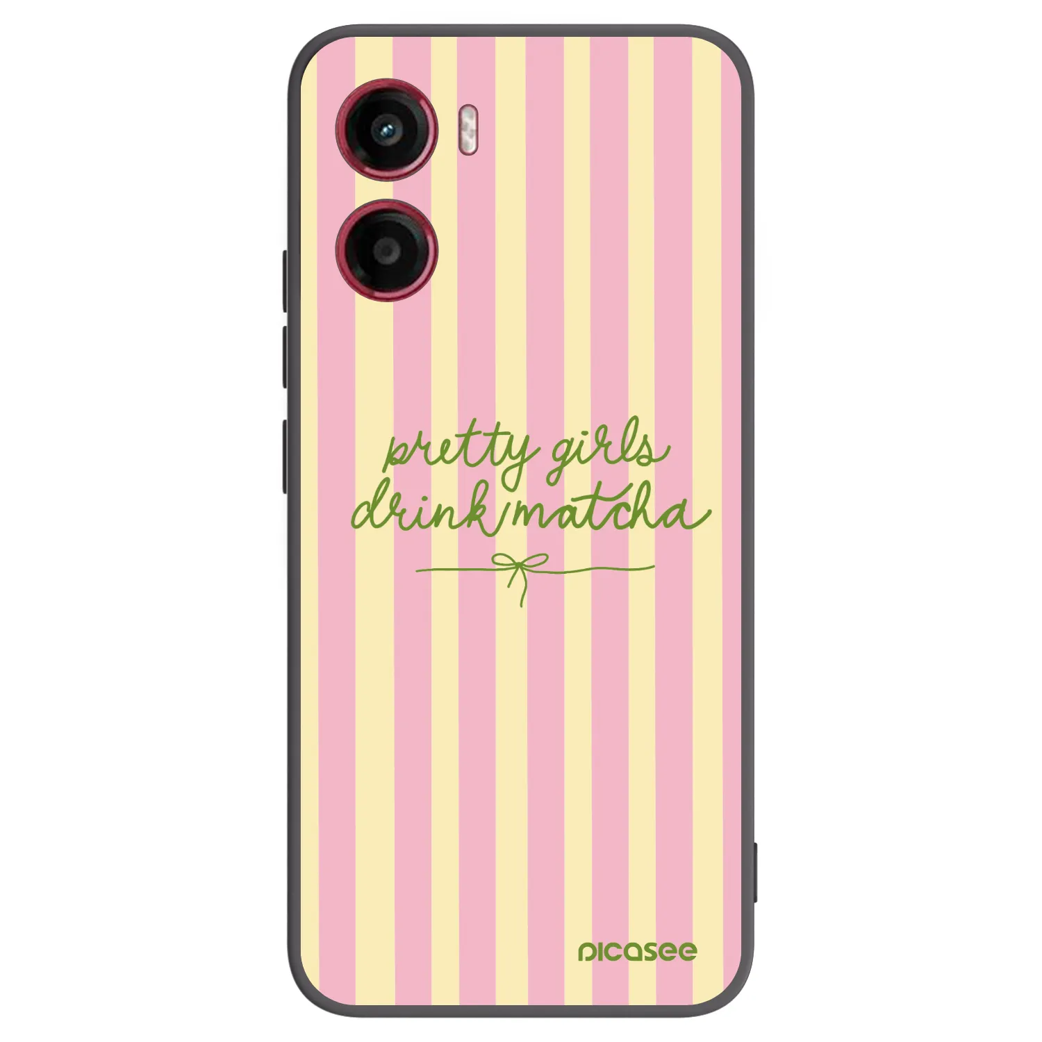 Picasee husă neagră din silicon pentru Motorola Moto G05 - Pretty matcha