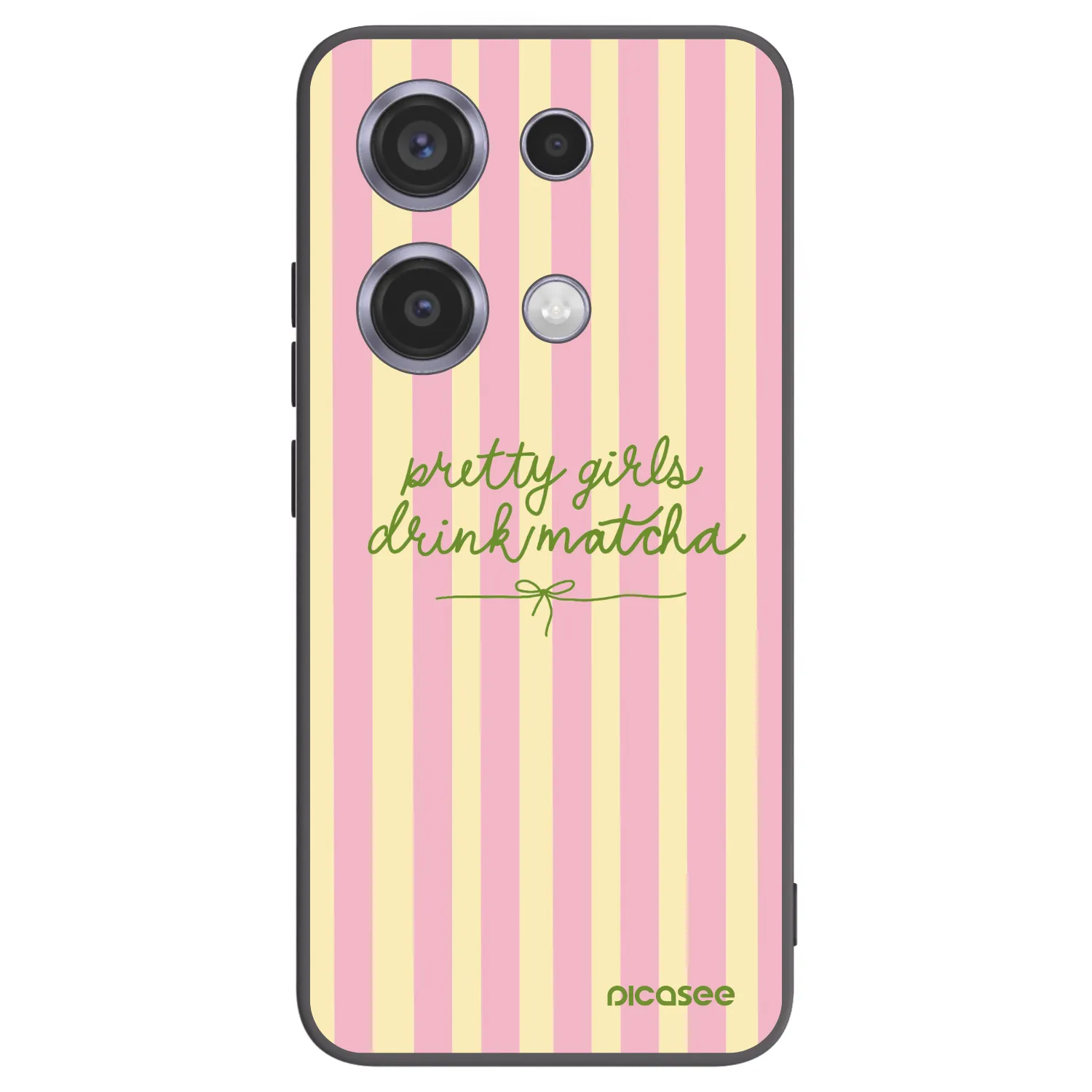 Picasee husă neagră din silicon pentru Xiaomi Redmi Note 14S - Pretty matcha