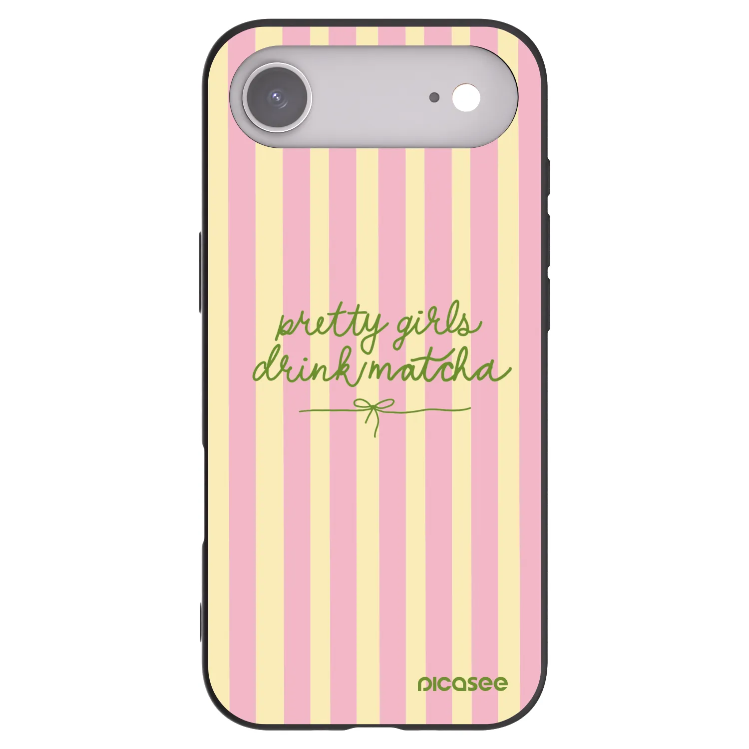 Picasee husă neagră din silicon pentru Apple iPhone Air - Pretty matcha