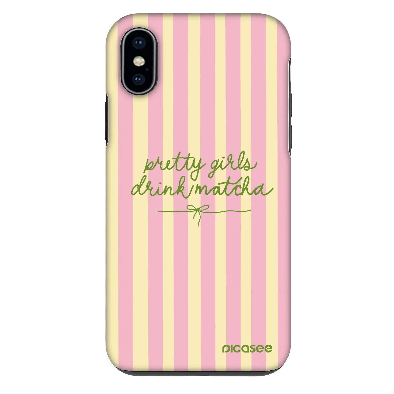 Picasee Fashion Case pentru Apple iPhone X/XS - Pretty matcha