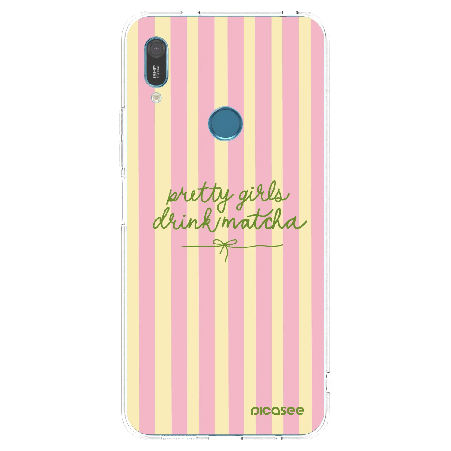 Picasee husă transparentă din silicon pentru Huawei Y6 2019 - Pretty matcha