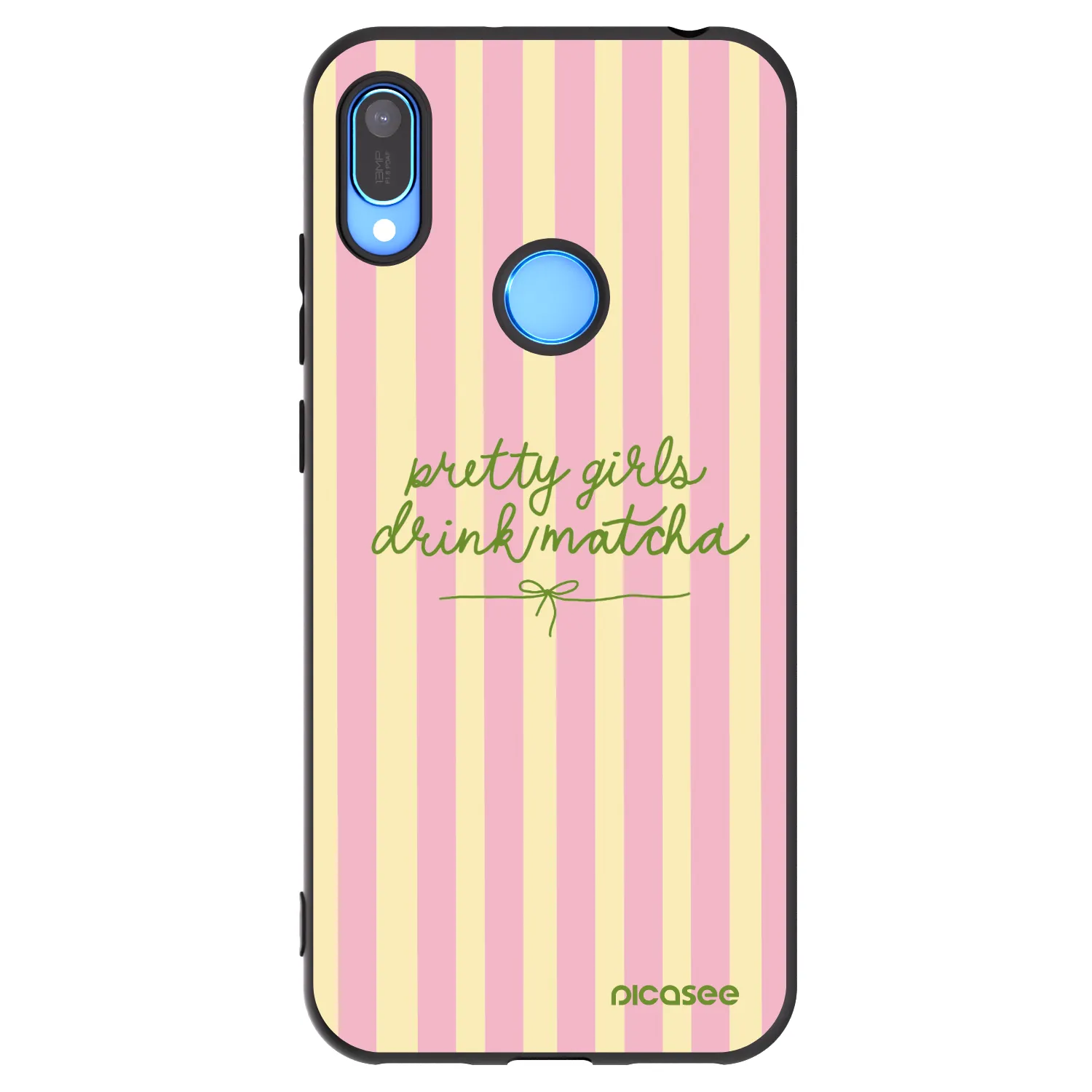 Picasee husă neagră din silicon pentru Huawei Y6 2019 - Pretty matcha