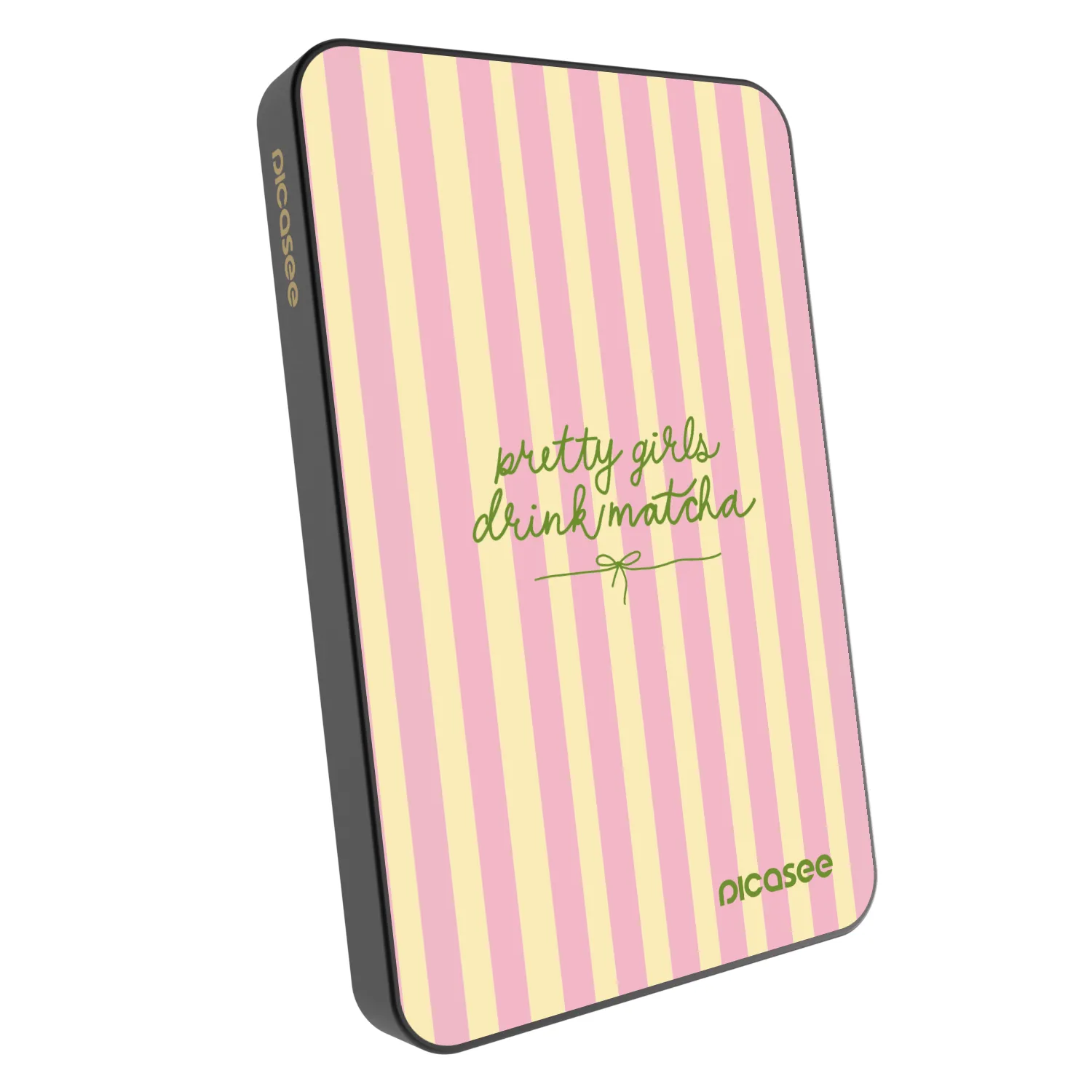 Picasee Powerbank cu MagSafe 5 000 mAh Gri - Pretty matcha
