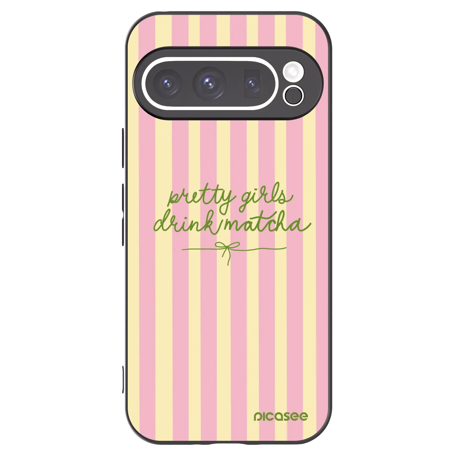 Picasee husă neagră din silicon pentru Google Pixel 9 Pro XL - Pretty matcha