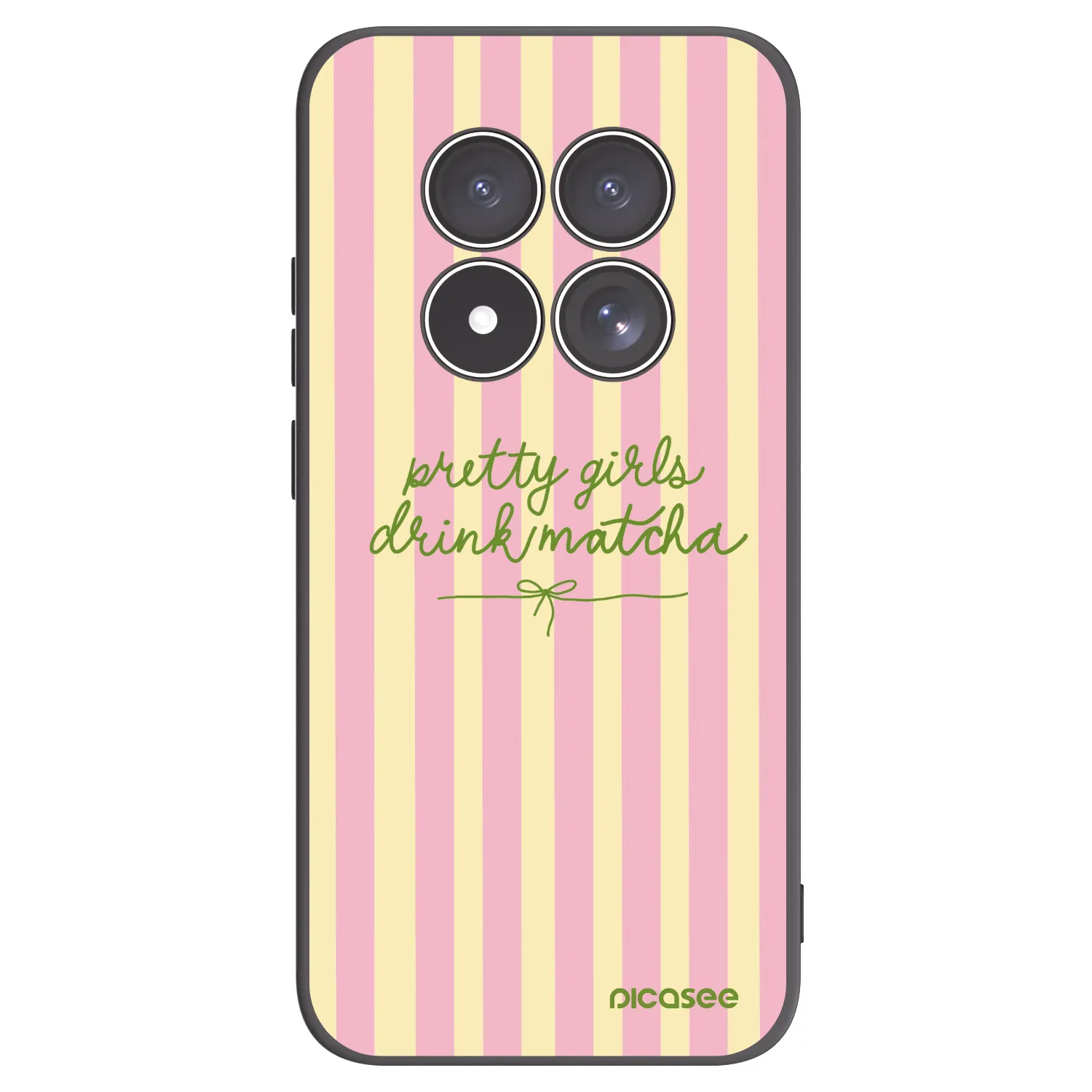 Picasee husă neagră din silicon pentru Xiaomi Redmi Note 15 Pro 4G - Pretty matcha