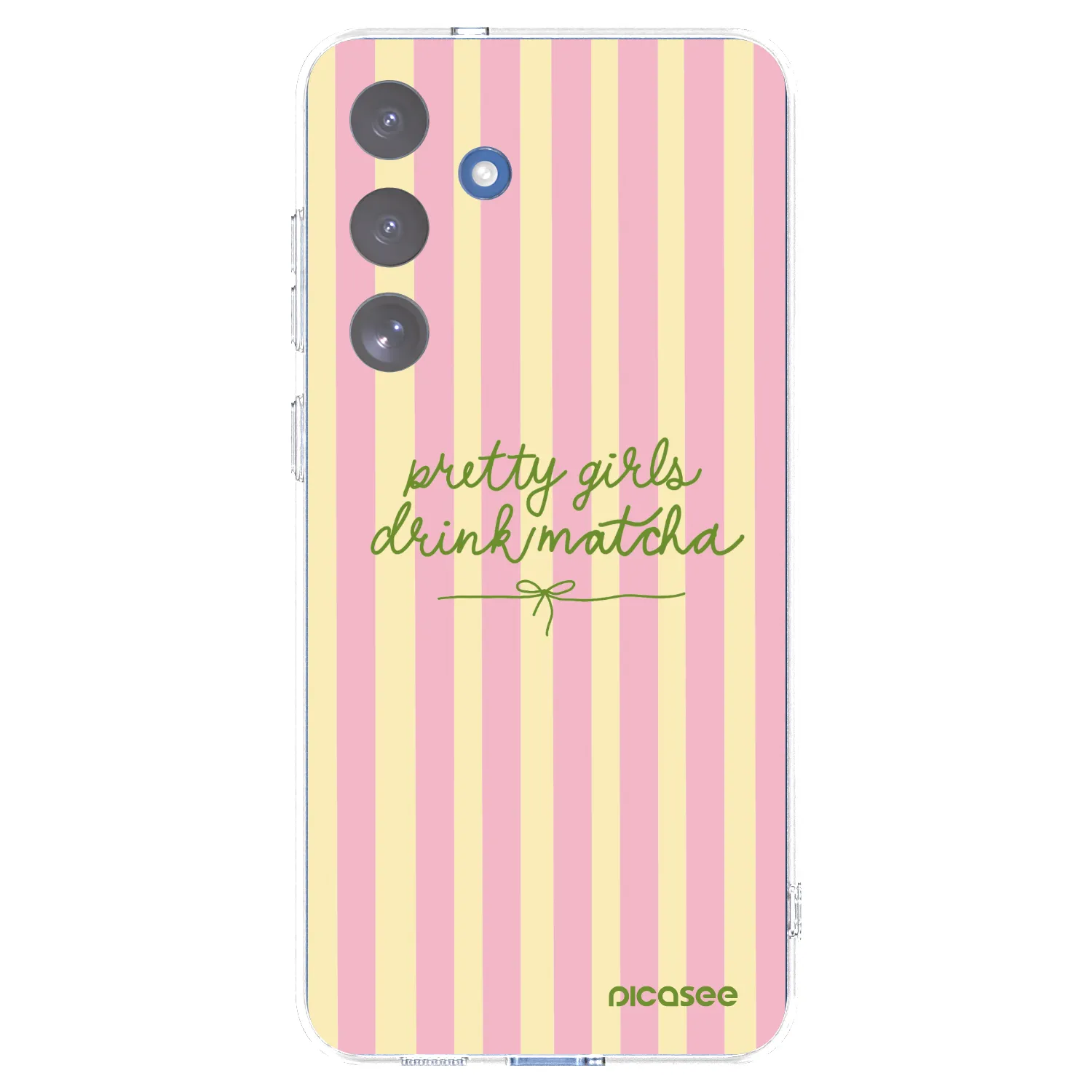 Picasee husă transparentă din silicon pentru Samsung Galaxy S25 FE 5G - Pretty matcha