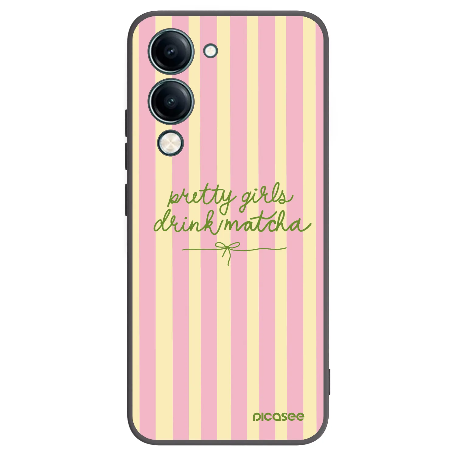 Picasee husă neagră din silicon pentru Vivo Y29s 5G - Pretty matcha