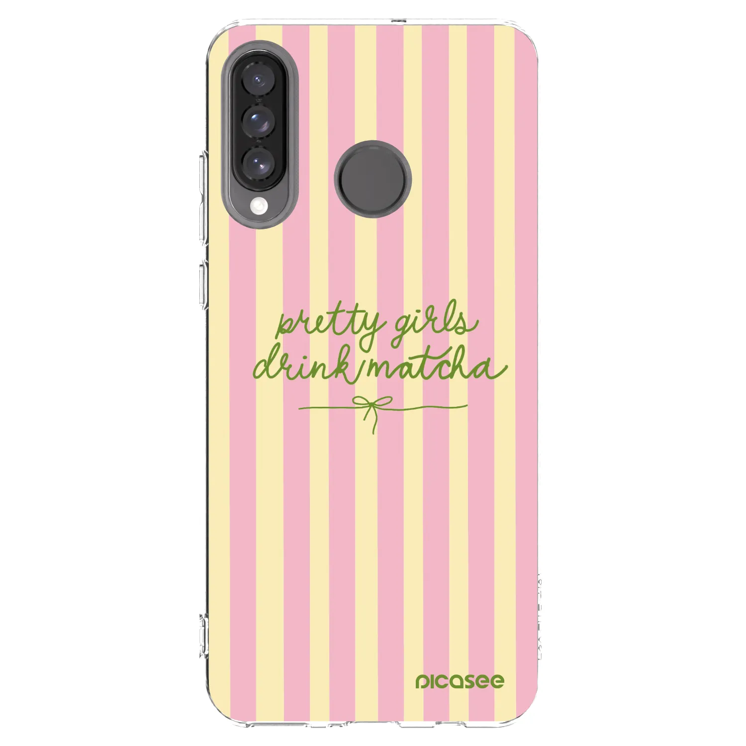Picasee husă transparentă din silicon pentru Huawei P30 Lite - Pretty matcha