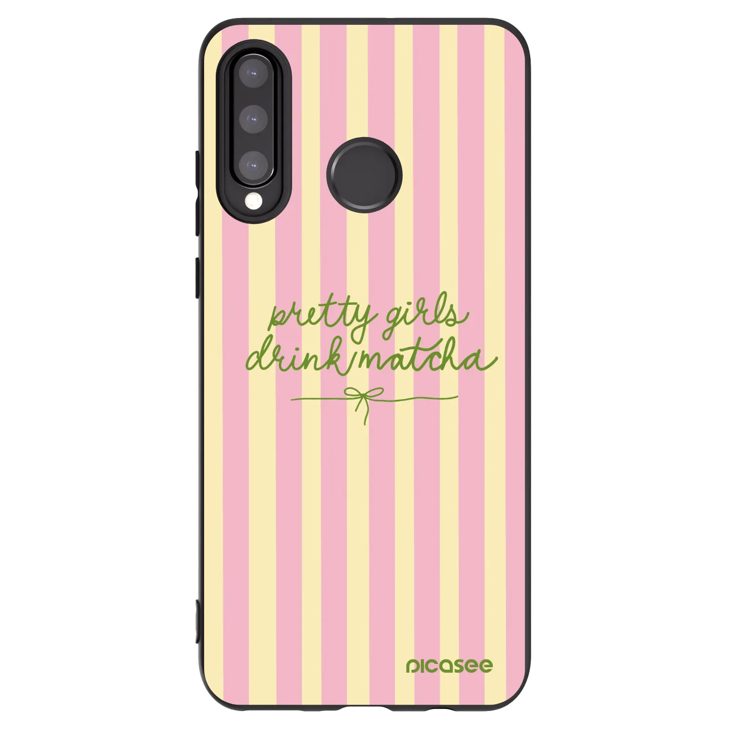 Picasee husă neagră din silicon pentru Huawei P30 Lite - Pretty matcha
