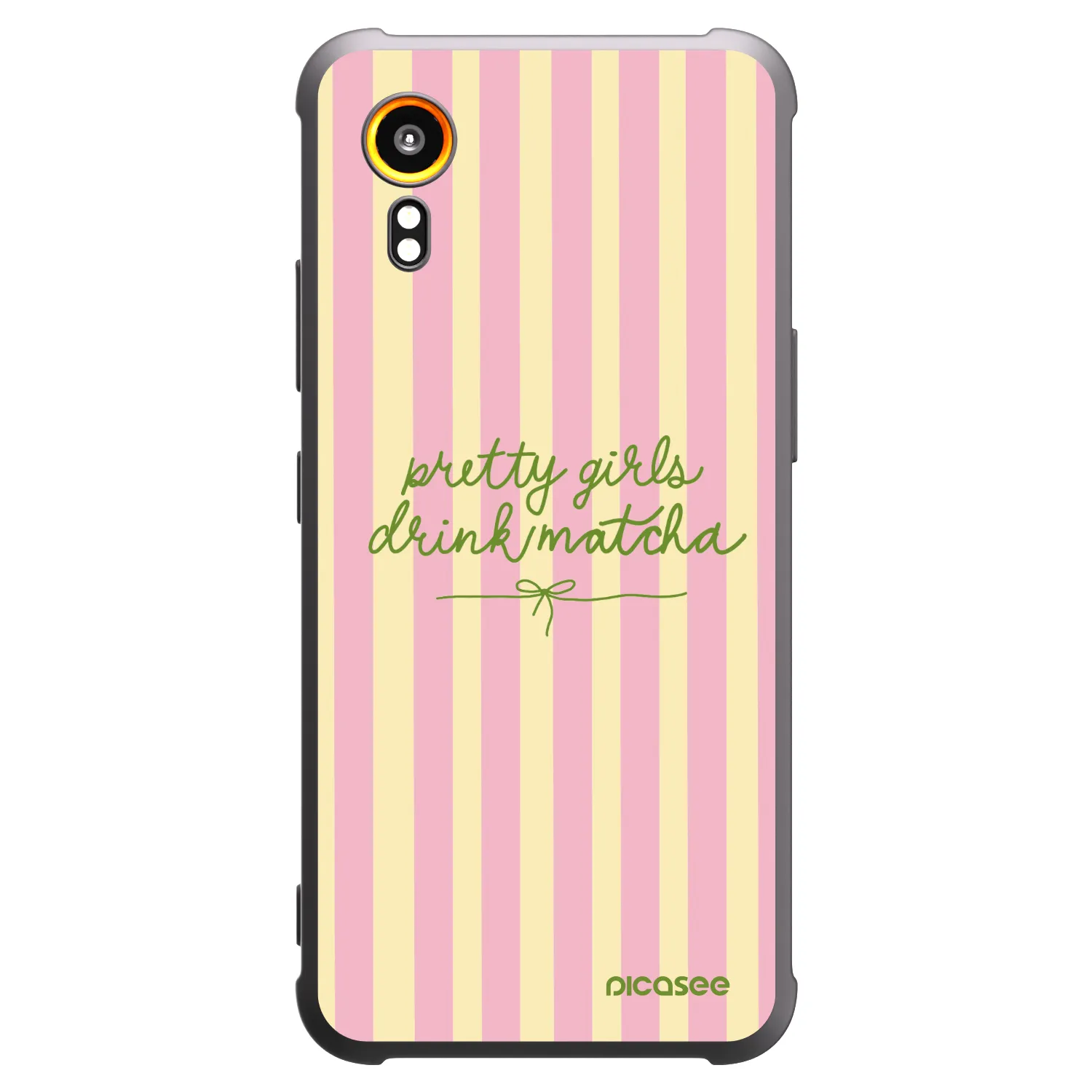 Picasee husă neagră din silicon pentru Samsung Galaxy Xcover 7 - Pretty matcha