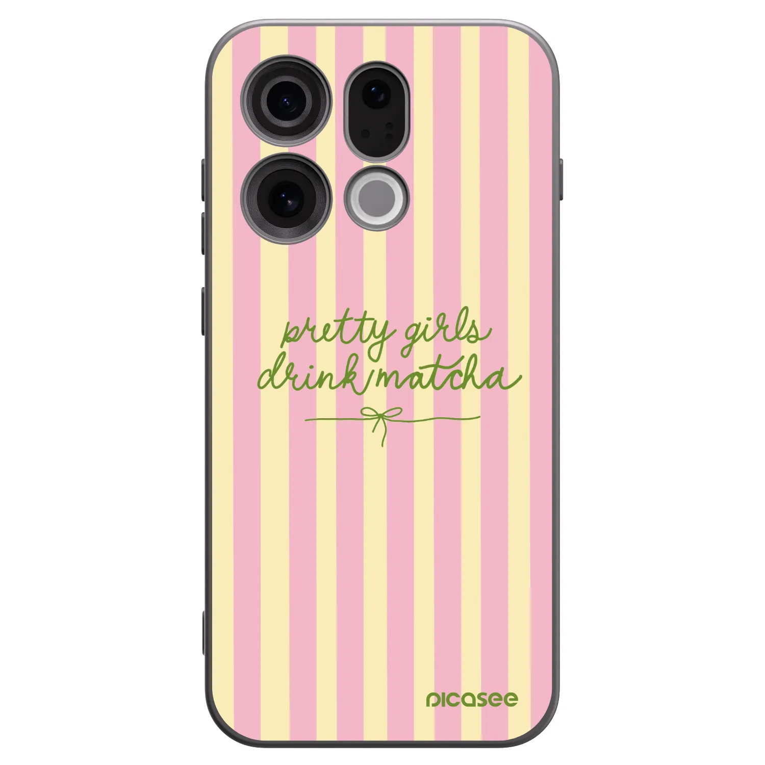 Picasee husă neagră din silicon pentru OPPO Find X9 - Pretty matcha