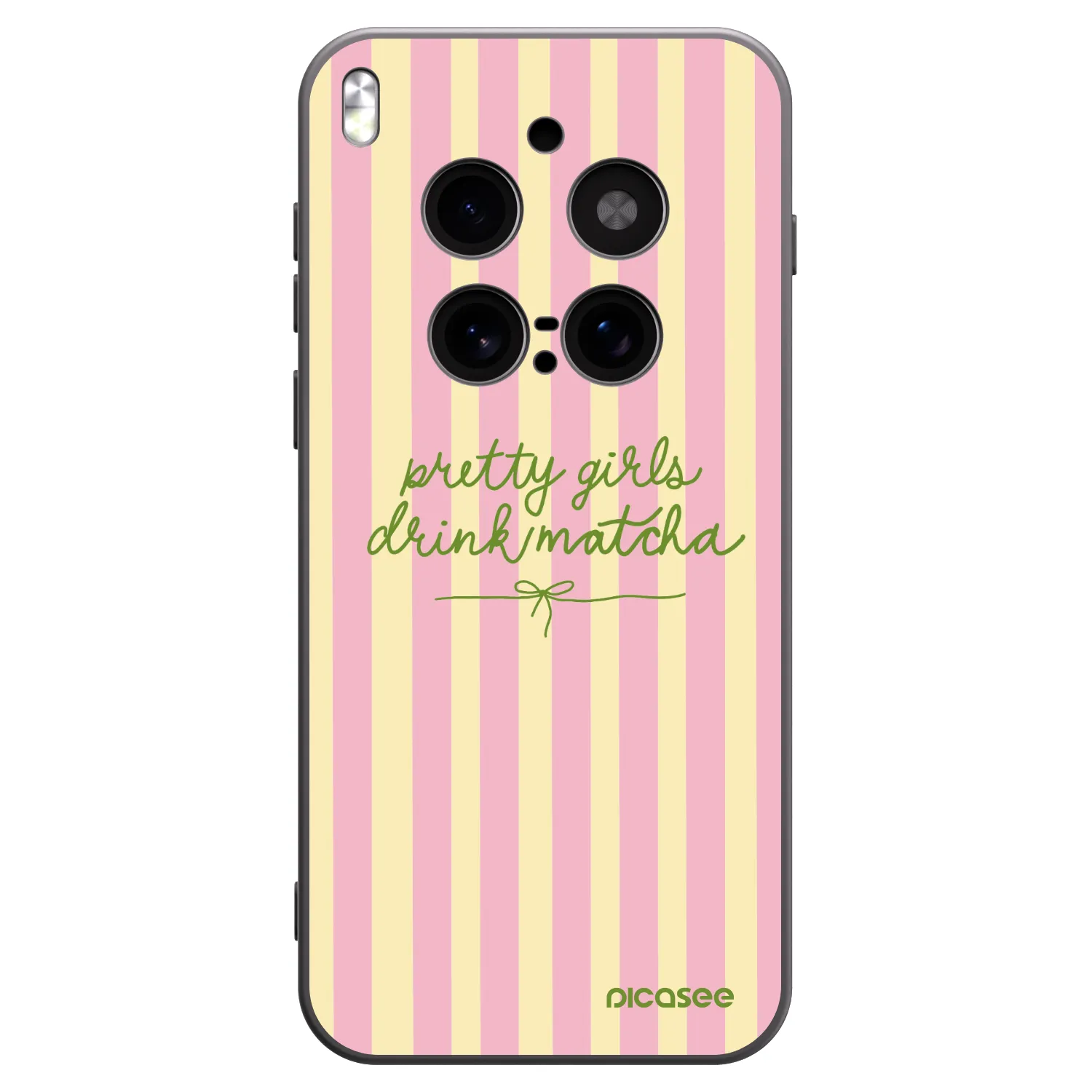 Picasee husă neagră din silicon pentru Vivo X300 Pro - Pretty matcha
