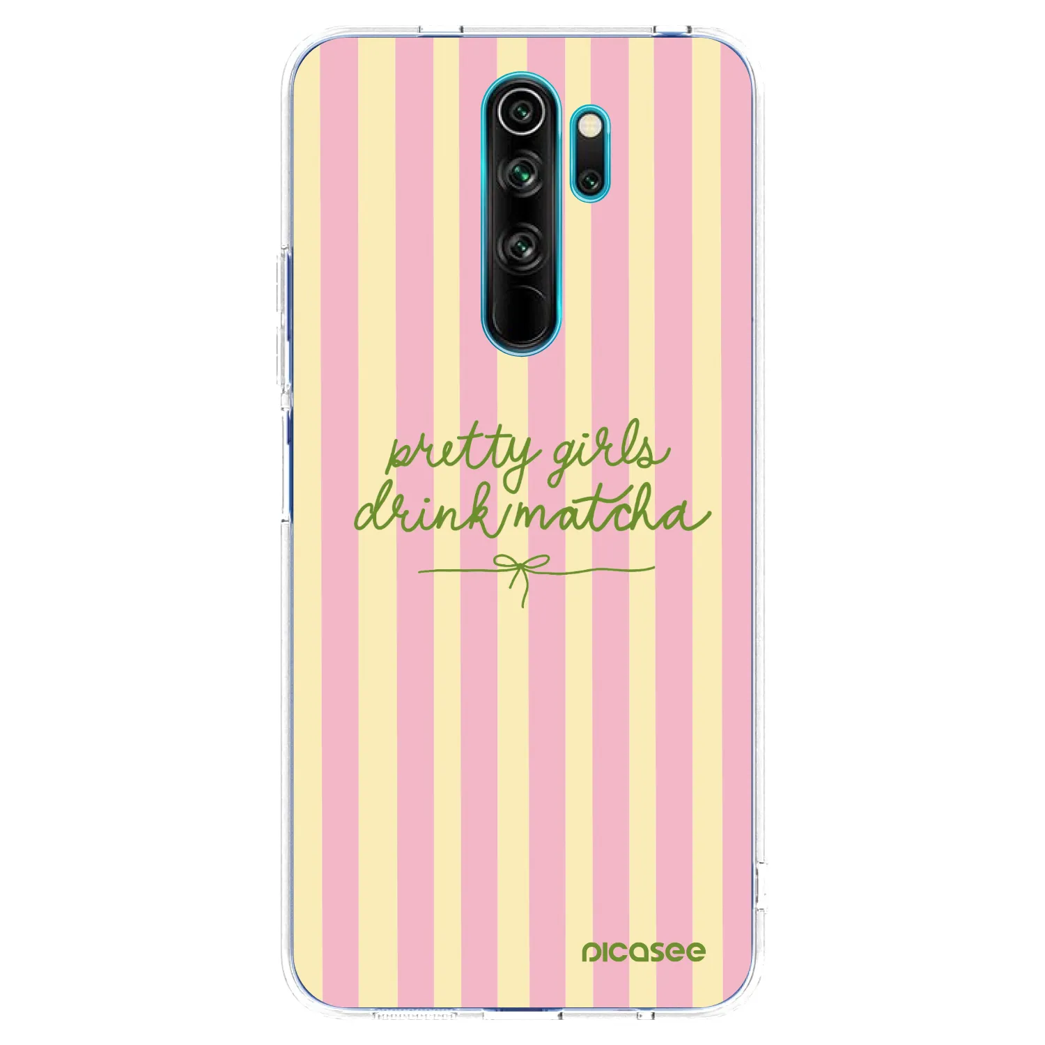 Picasee husă transparentă din silicon pentru Xiaomi Redmi Note 8 Pro - Pretty matcha
