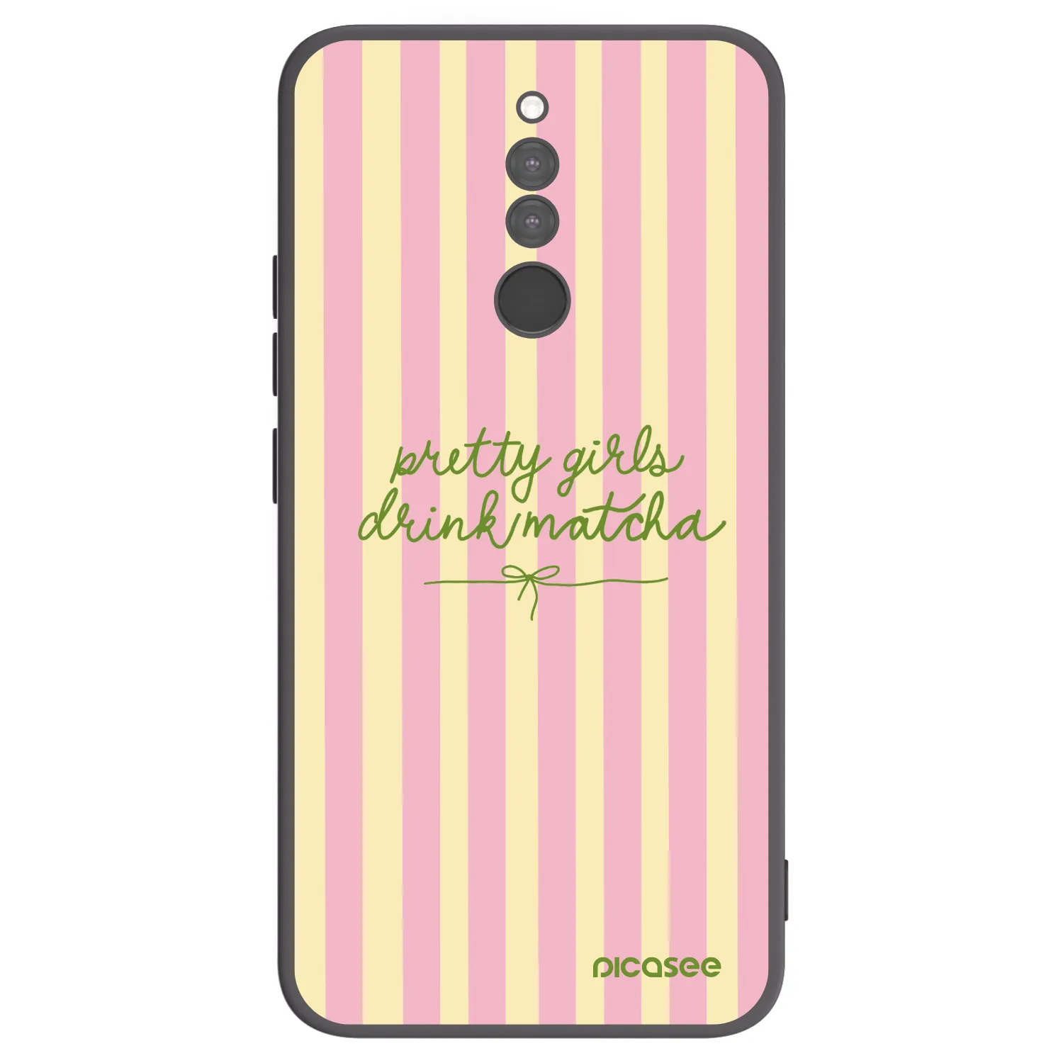 Picasee husă neagră din silicon pentru Xiaomi Redmi 8 - Pretty matcha