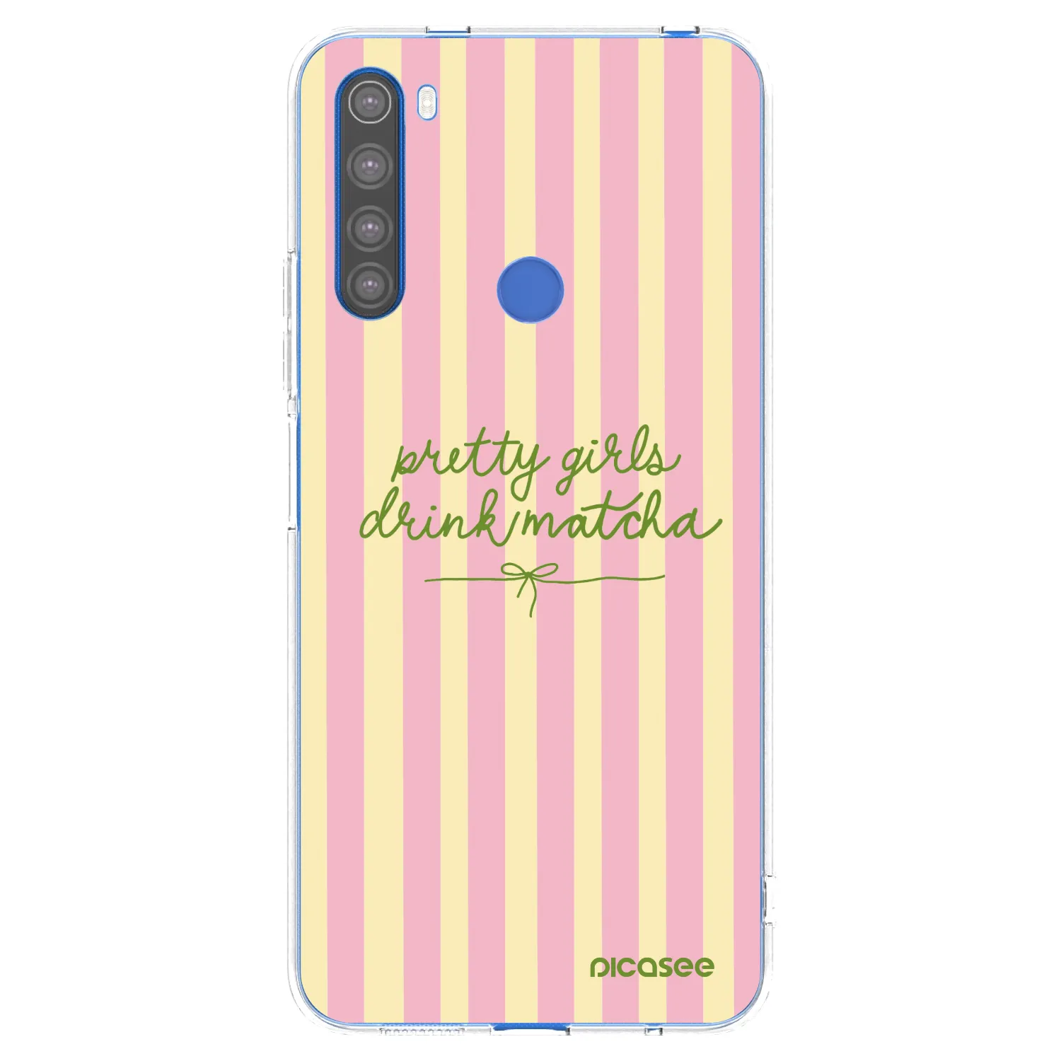 Picasee husă transparentă din silicon pentru Xiaomi Redmi Note 8T - Pretty matcha