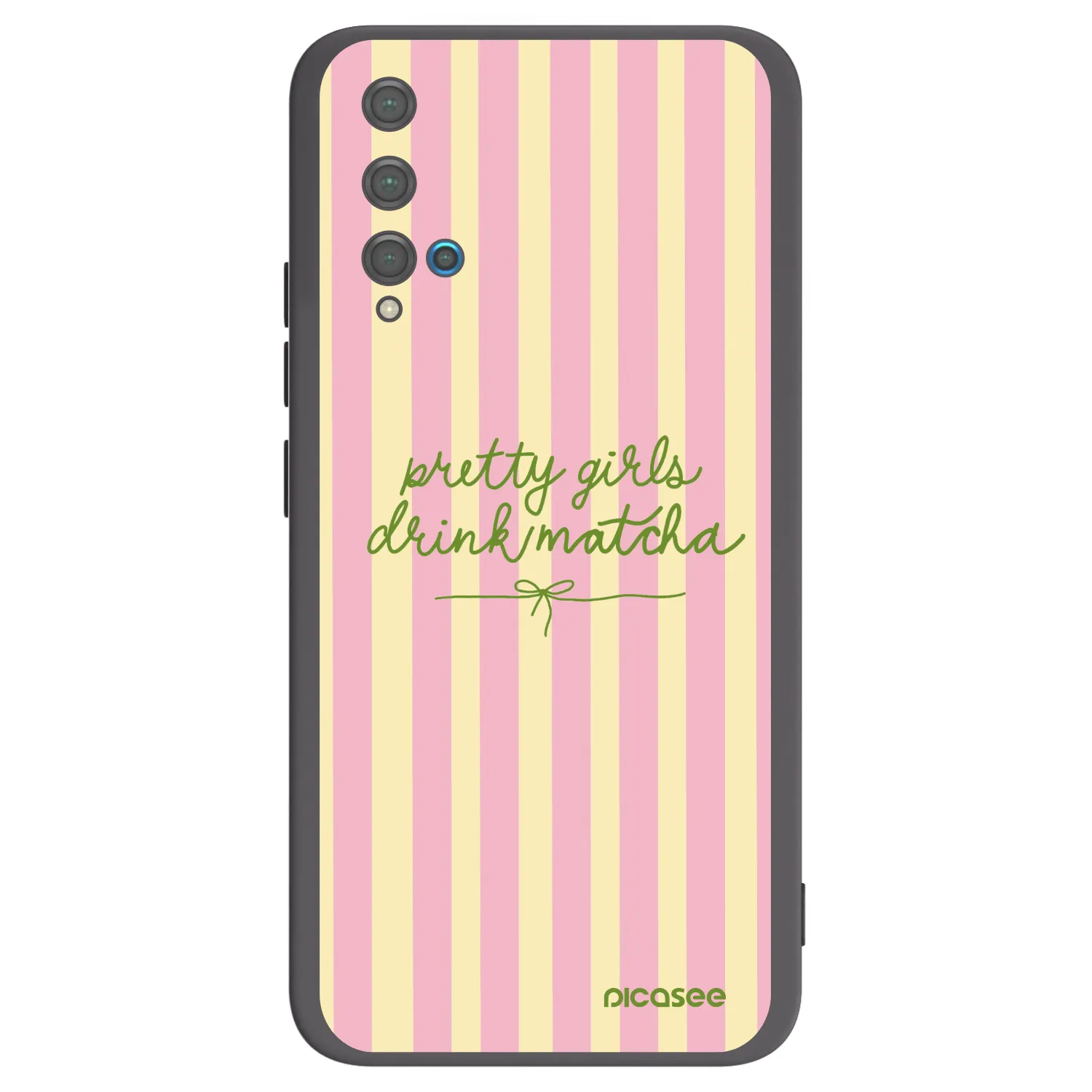 Picasee husă neagră din silicon pentru Huawei Nova 5T - Pretty matcha