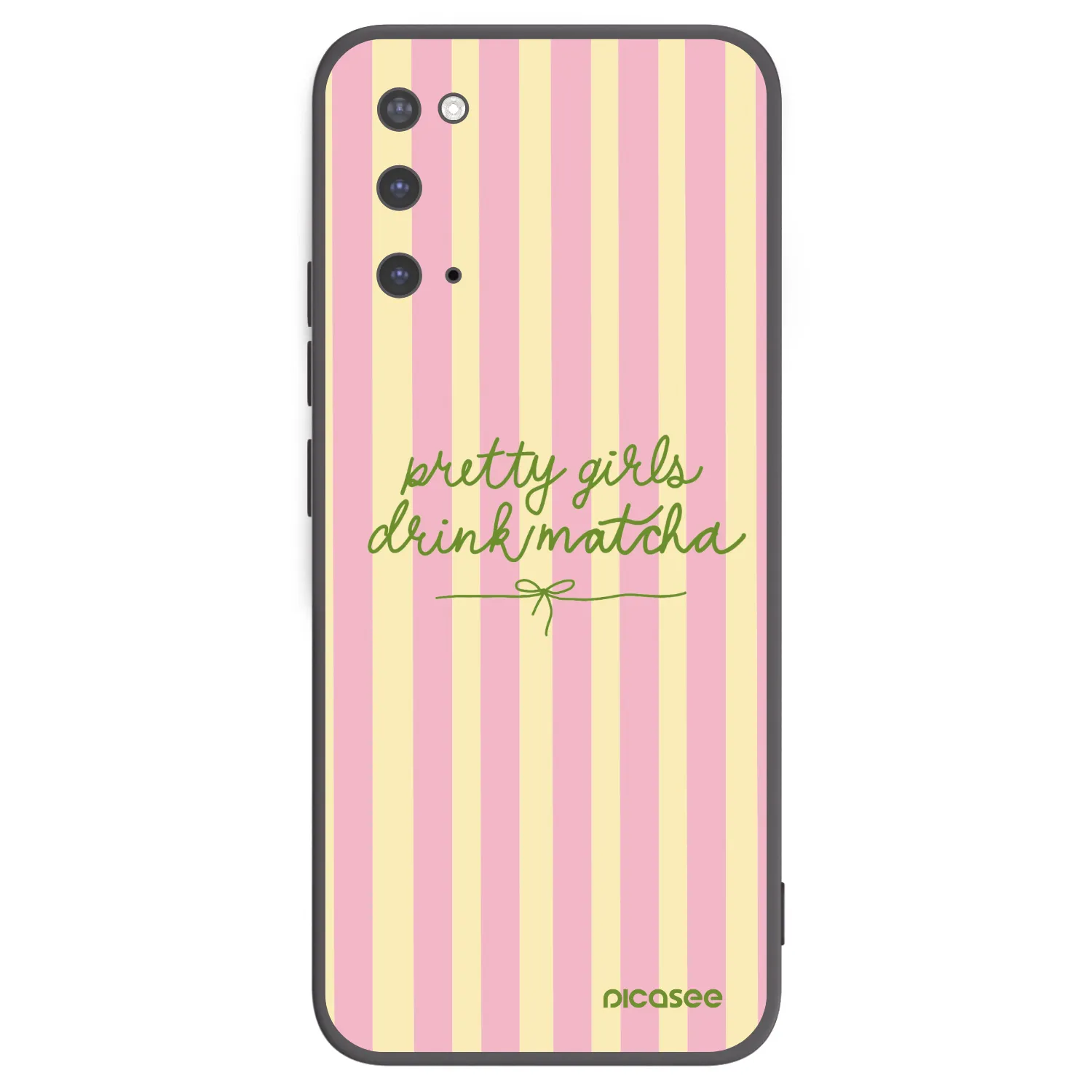 Picasee husă neagră din silicon pentru Samsung Galaxy S20 G980F - Pretty matcha