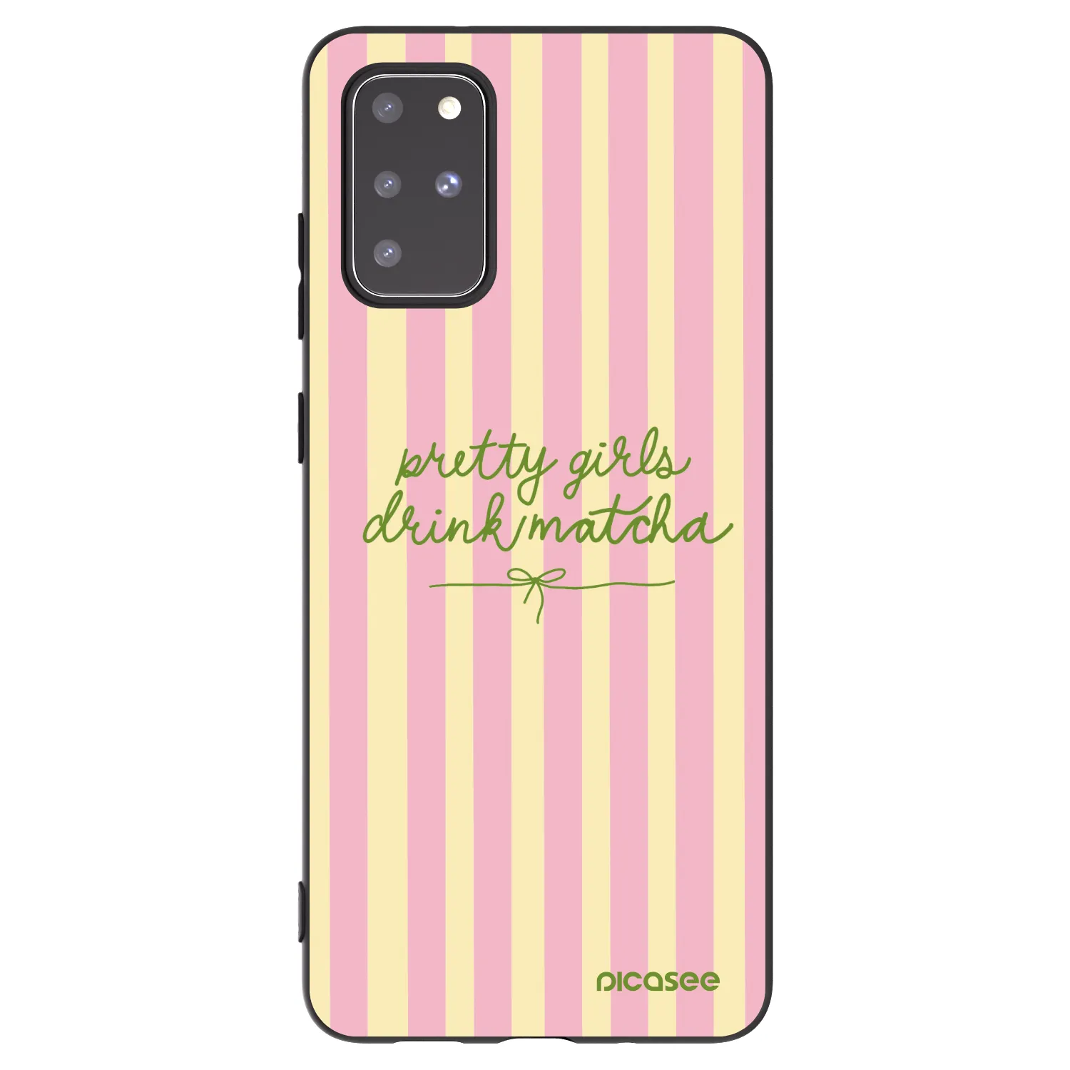 Picasee husă neagră din silicon pentru Samsung Galaxy S20+ G985F - Pretty matcha