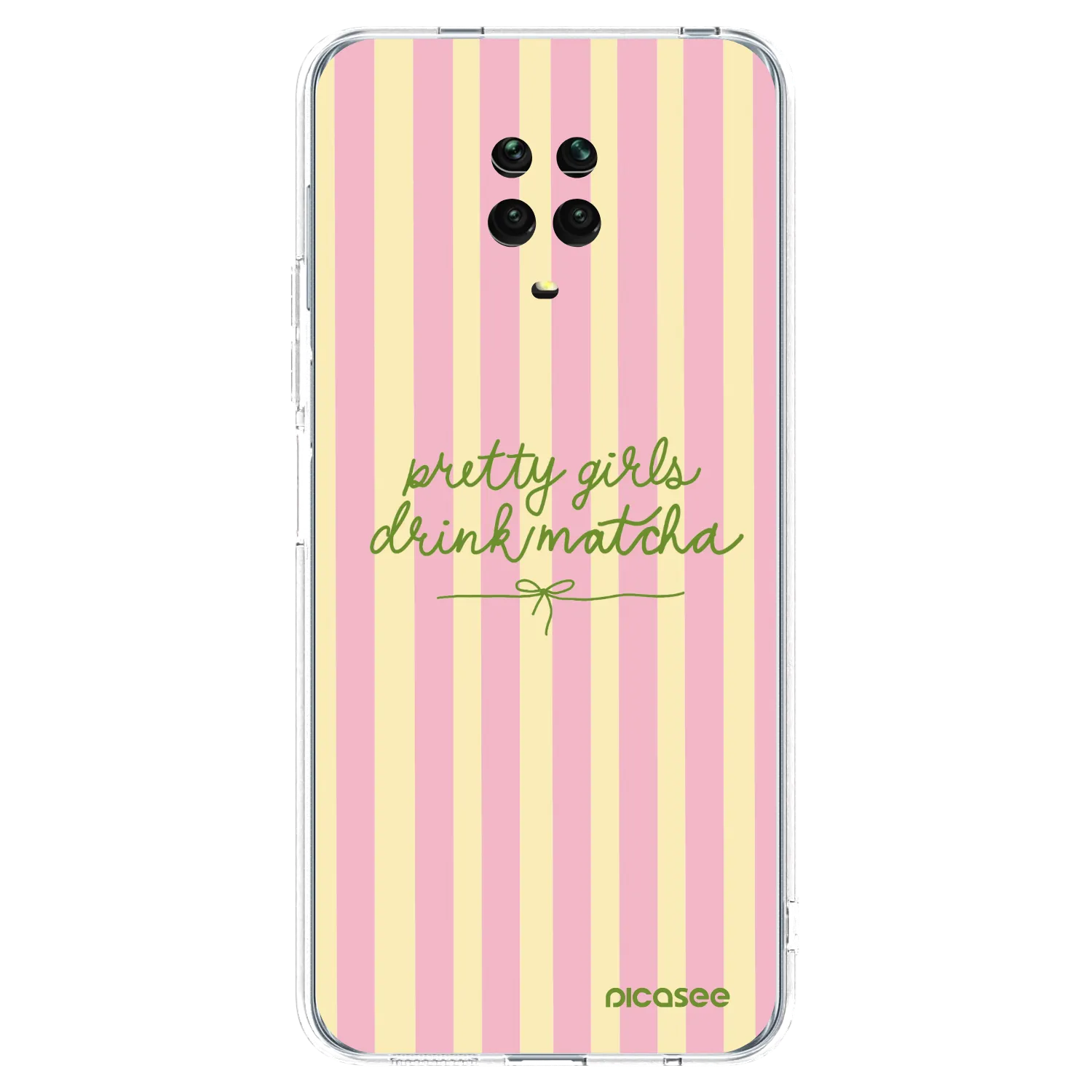 Picasee husă transparentă din silicon pentru Xiaomi Redmi Note 9S - Pretty matcha