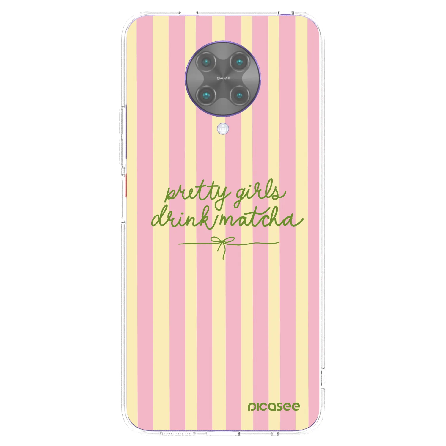 Picasee husă transparentă din silicon pentru Xiaomi Poco F2 Pro - Pretty matcha