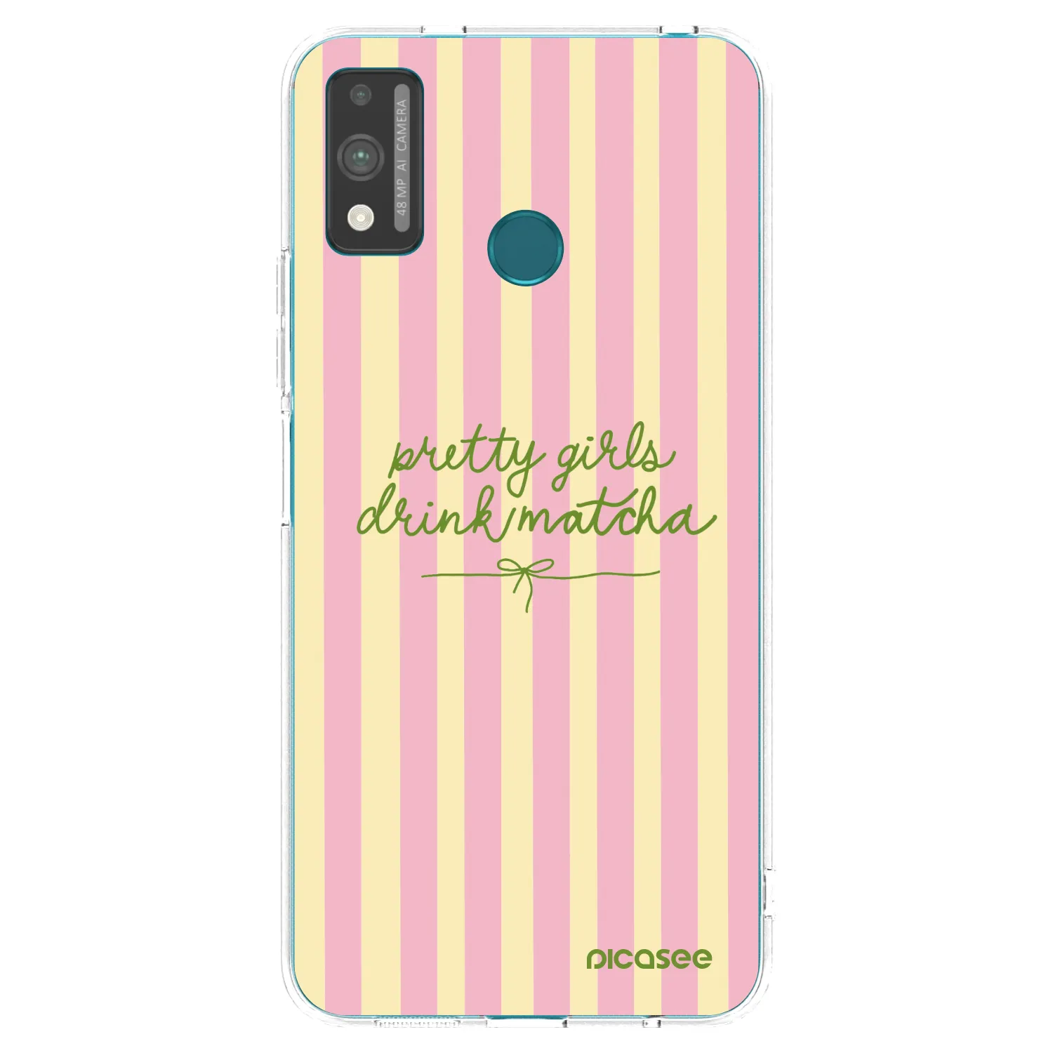 Picasee husă transparentă din silicon pentru Honor 9X Lite - Pretty matcha