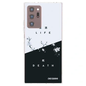 Picasee husă transparentă din silicon pentru Samsung Galaxy Note 20 Ultra - Life - Death