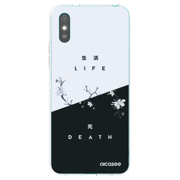 Picasee husă transparentă din silicon pentru Xiaomi Redmi 9A - Life - Death