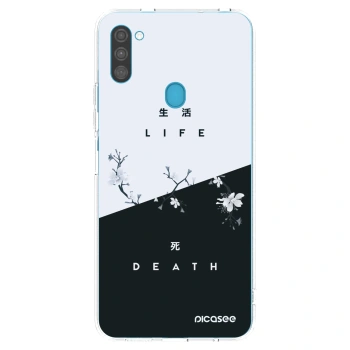 Picasee husă transparentă din silicon pentru Samsung Galaxy M11 - Life - Death