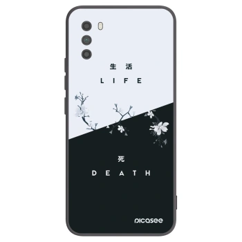 Picasee husă neagră din silicon pentru Xiaomi Poco M3 - Life - Death