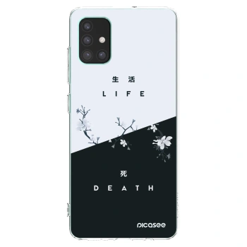 Picasee husă transparentă din silicon pentru Samsung Galaxy M51 M515F - Life - Death
