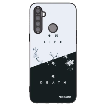 Picasee husă neagră din silicon pentru Realme 6i - Life - Death