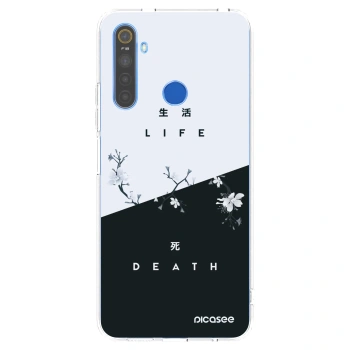 Picasee husă transparentă din silicon pentru Realme 5 - Life - Death