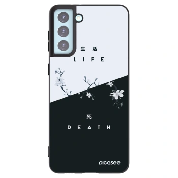 Picasee husă neagră din silicon pentru Samsung Galaxy S21+ 5G G996F - Life - Death
