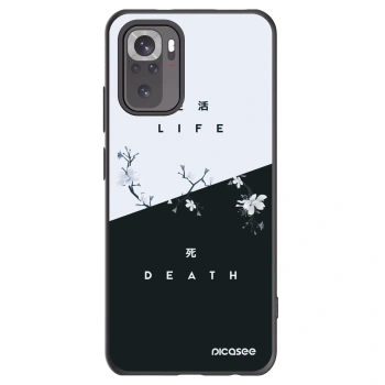 Picasee husă neagră din silicon pentru Xiaomi Redmi Note 10 - Life - Death