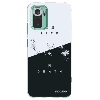 Picasee husă transparentă din silicon pentru Xiaomi Redmi Note 10 Pro - Life - Death