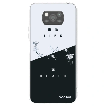 Picasee husă neagră din silicon pentru Xiaomi Poco X3 Pro - Life - Death