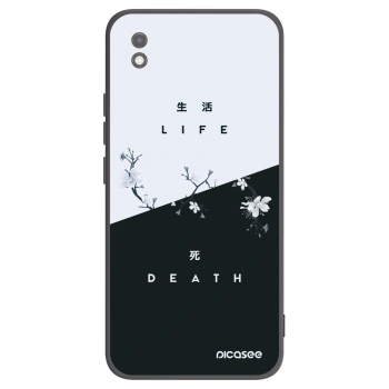 Picasee husă neagră din silicon pentru Xiaomi Redmi 9AT - Life - Death
