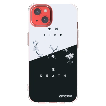 Picasee husă transparentă din silicon pentru Apple iPhone 13 - Life - Death