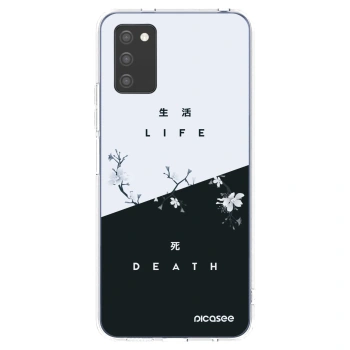 Picasee husă transparentă din silicon pentru Samsung Galaxy A02s A025G - Life - Death