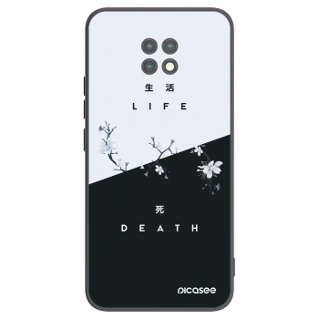 Picasee husă neagră din silicon pentru Xiaomi Redmi Note 9T - Life - Death