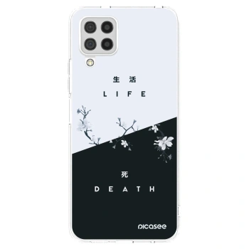 Picasee husă transparentă din silicon pentru Samsung Galaxy A22 A225F 4G - Life - Death