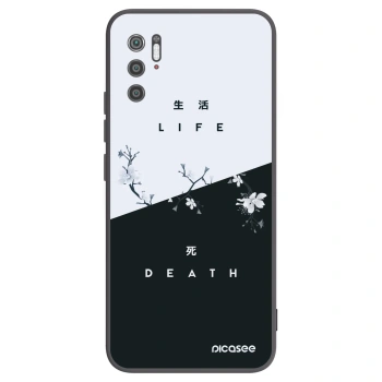 Picasee husă neagră din silicon pentru Xiaomi Poco M3 Pro 5G - Life - Death
