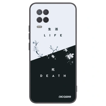 Picasee husă neagră din silicon pentru Realme 8 5G - Life - Death