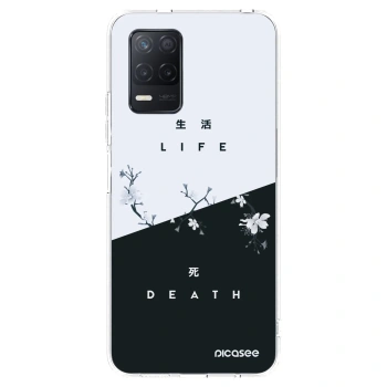 Picasee husă transparentă din silicon pentru Realme 8 5G - Life - Death