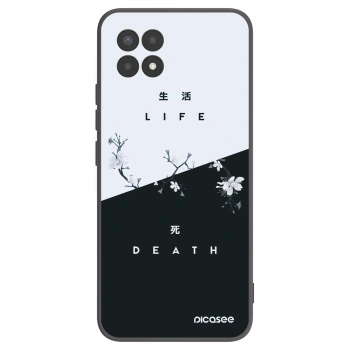 Picasee husă neagră din silicon pentru Realme 8i - Life - Death
