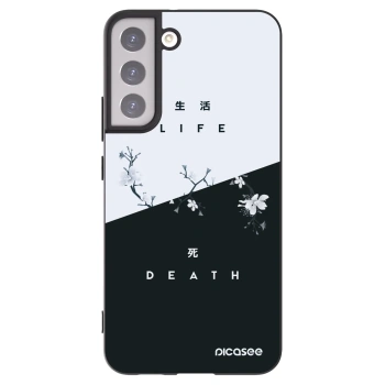 Picasee husă neagră din silicon pentru Samsung Galaxy S22+ 5G - Life - Death