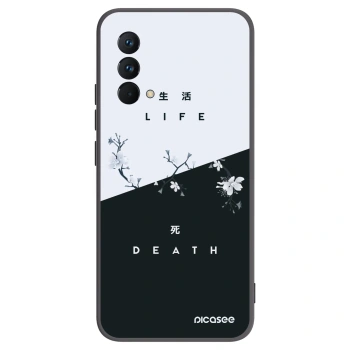Picasee husă neagră din silicon pentru Realme GT Master Edition 5G - Life - Death