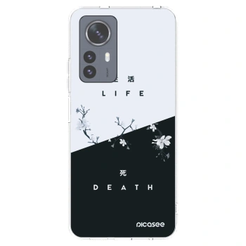 Picasee husă transparentă din silicon pentru Xiaomi 12 Pro - Life - Death