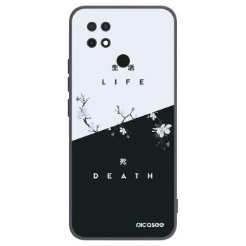 Picasee husă neagră din silicon pentru Xiaomi Redmi 10C - Life - Death